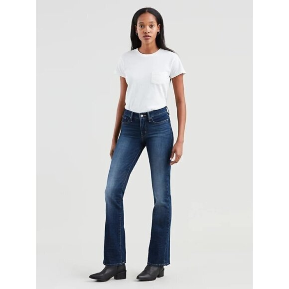 NWOT Levi's 315 Shaping Bootcut Jean Dark Wash 29 - Picture 1 of 6